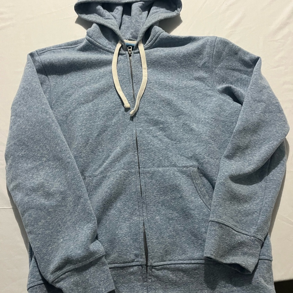 Sonoma Men's Heather Blue Zip-Up Sweater